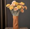 Gerbera umelá kvetinová stonka, výška: 55cm, priemer kvetu: 10cm - Svetlo citrónovožltá