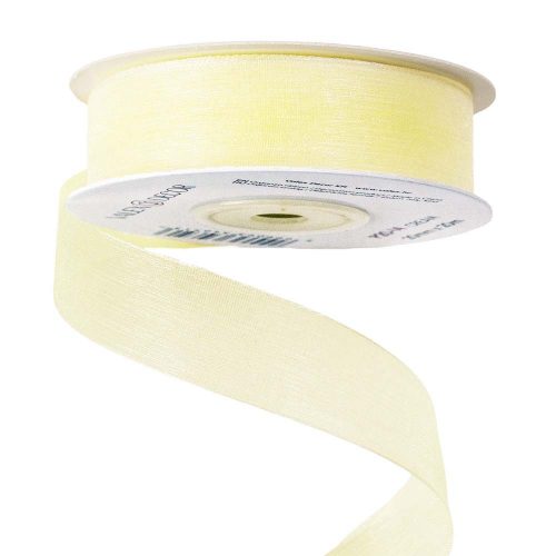 Organza stuha 20 mm x 20 m - Krémová